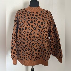 Absolutely gorgeous, thick animal print sweater from Old Navy